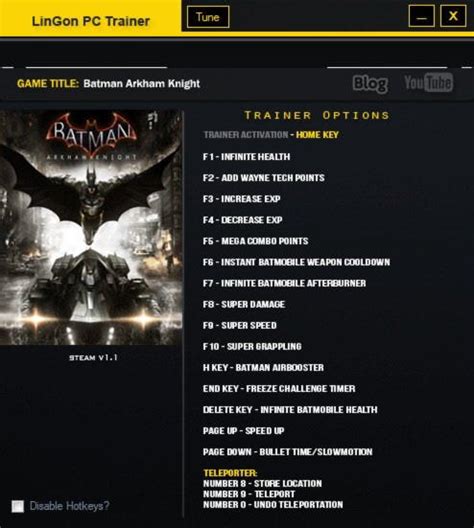 batman arkham city cheat table.